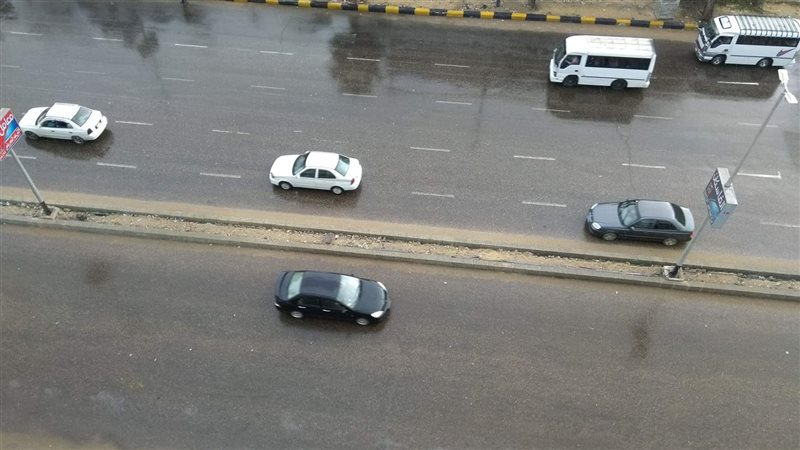 سقوط أمطار بالجيزة