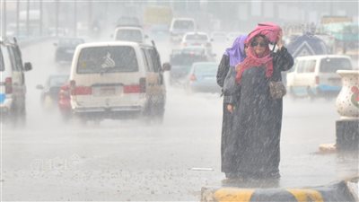 أمطار غزيرة على حلوان |فيديو وصور 