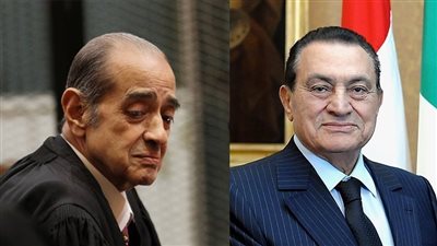 حفيد مبارك ينشر صورة نادرة لجده مع المحامي فريد الديب 