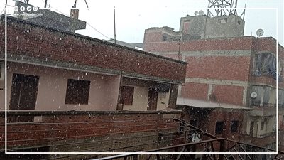 أمطار غزيرة ورعد وبرق في المنصورة | فيديو وصور 