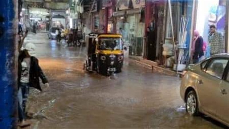 سقوط أمطار بالقليوبية