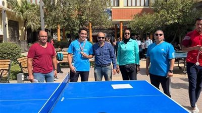 نتائج منافسات دوري تنس الطاولة لجامعة عين شمس