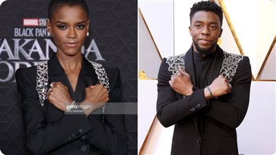 ليتيشا رايت تحضر العرض الأول لـWakanda For ever مرتدية زي الراحل 