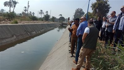 بحضور السفير الياباني.. وزير الري ومحافظ أسيوط يتفقدان أعمال تأهيل وتبطين ترعة بانوب 