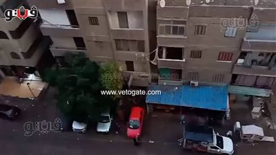 تساقط حبات ثلج على منطقة عين شمس |فيديو