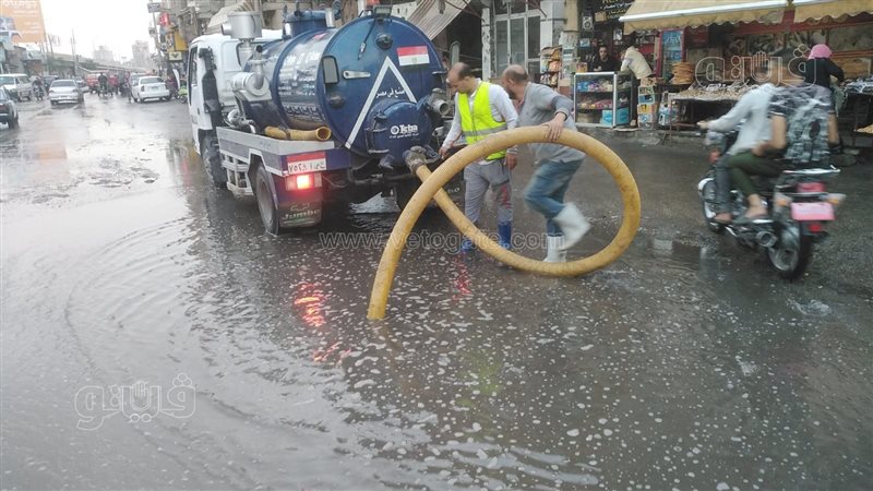 طنطا تغرق في شبر