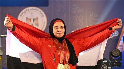 رحاب رضوان تحصد ذهبيتي بطولة إفريقيا المفتوحة لرفع الأثقال البارالمبي