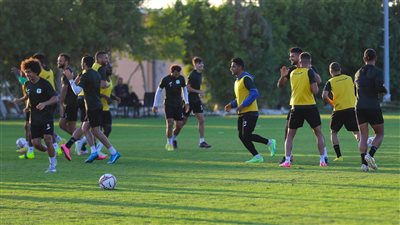 المصري يختتم استعداداته لإنبي ببرج العرب|صور