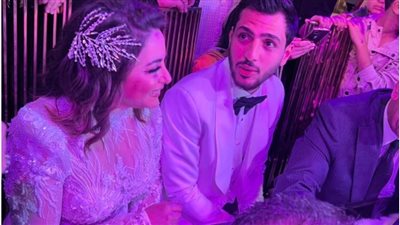  عقد قران الملحن وليد سامي والفنانة إلهام عبد البديع| صور 