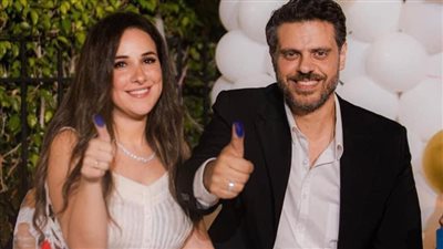 صور جديدة من عقد قران الثنائي الفني شيري عادل وطارق صبري