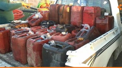 ضبط 2500 أسطوانة بوتاجاز و500 لتر بنزين قبل بيعها في السوق السوداء بالجيزة 