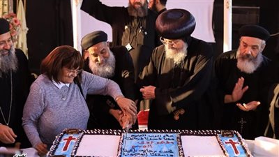 الأنبا يواقيم يدشن معمودية كنيسة الأم دولاجي بإسنا جنوب الأقصر