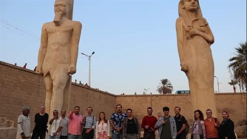 جانب من الزيارة
