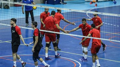 رجال طائرة الأهلي يفوز على طلائع الجيش وديا