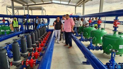 رئيس مياه سوهاج يتفقد محطتين لمعالجة الصرف الصحى