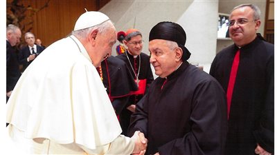 البابا فرنسيس يلتقي كهنة وطلاب المعاهد الإكليريكية