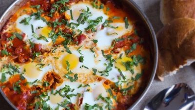 أسهل طريقة لعمل الشكشوكة اللذيذة للإفطار 