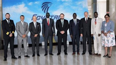 وزير النقل بجنوب السودان يزور مصر للطيران للصيانة والأعمال الفنية وأكاديمية التدريب