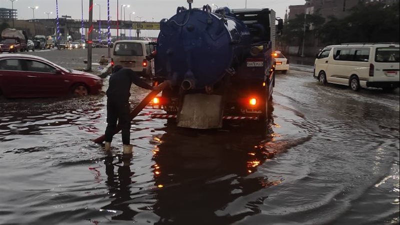 سقوط امطار بالقليوبية