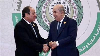 رئيس الجزائر يشيد بما حققته مصر بقيادة السيسي من إنجازات في الأمن والاستقرار والتنمية