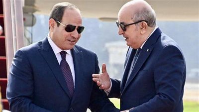 السيسي وتبون يؤكدان أهمية تعزيز العلاقات الاقتصادية والتنسيق العسكري ومكافحة الإرهاب 