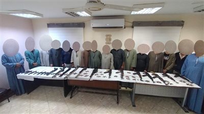 حملة أمنية بأسيوط لضبط حائزي الأسلحة النارية والذخائر وتجار المخدرات