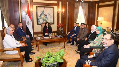وزيرة الهجرة تبحث مع رئيس شركة نت سينك استثمارات المصريين بالخارج في مصر