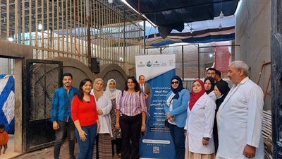 الكشف علي 292 حالة خلال قافلة طبية لحياة كريمة بجامعة بنها 