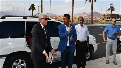 خالد فودة يتفقد اللمسات الأخيرة لمؤتمر تغير المناخ بشرم الشيخ