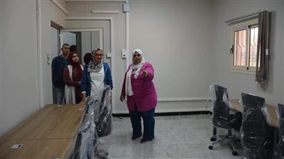نائب محافظ الوادي الجديد تتفقد تجهيزات مركز