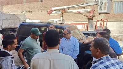 سكرتير محافظة الجيزة يتفقد النظافة والإشغالات بقرى منشأة القناطر| صور
