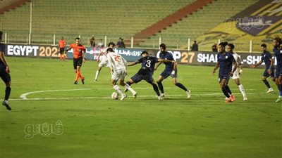 كالوشا يسجل هدف التعادل لإنبي في شباك الزمالك