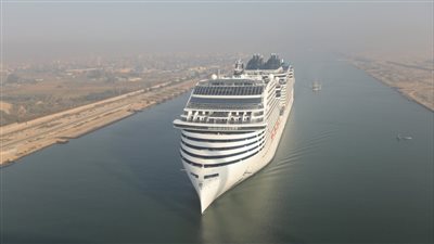 اقتصادية قناة السويس تعلن مغادرة أحدث سفينة سياحية صديقة للبيئة