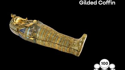 حملة 100عام توت عنخ آمون.. تعرف على التابوت المذهب
