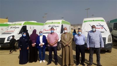 كشف وعلاج بالمجان لـ1857 مواطنًا في قافلة طبية بجزيرة أبوصالح ببني سويف