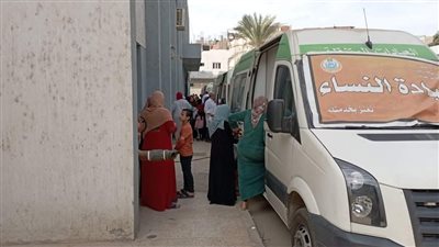  قافلة طبية شاملة في بنى سلامة بمنشاة القناطر| صور