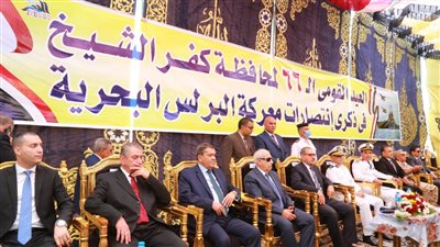 محافظ كفر الشيخ يضع إكليل الزهور على النصب التذكاري لشهداء معركة البرلس | صور