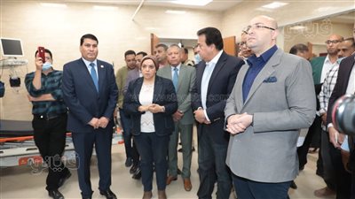 وزير الصحة ومحافظ بني سويف يتفقدان التشغيل التجريبي لمستشفى إهناسيا التخصصي
