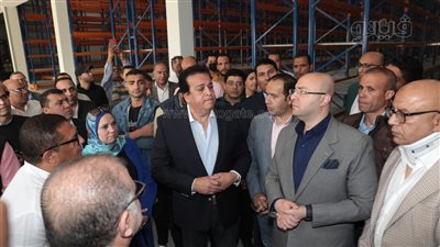 وزير الصحة ومحافظ بني سويف يتفقدان أعمال تطوير مستشفى الصدر
