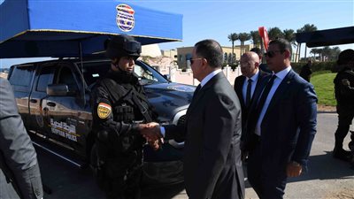 وزير الداخلية يتفقد استعدادات تأمين قمة المناخ بمدينة شرم الشيخ l صور