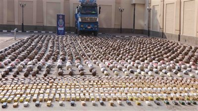 ضبط 7 أطنان حشيش و18 مليون قرص مخدر بـ2 مليار جنيه في عدة محافظات