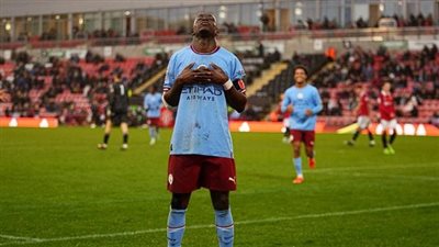 نجم مانشستر سيتي يقلد احتفال رونالدو في ديربي الشباب 