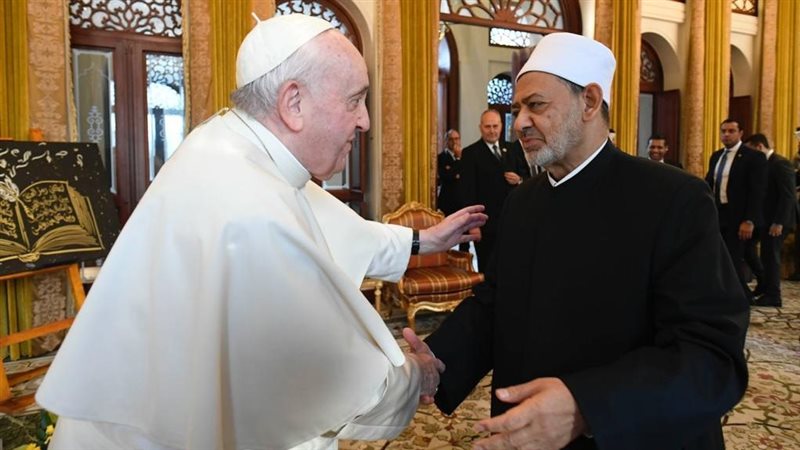 شيخ الأزهر وبابا