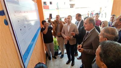 محافظ كفر الشيخ يفتتح مدرسة محمود الزعفراني بالسالمية احتفالا بالعيد القومي