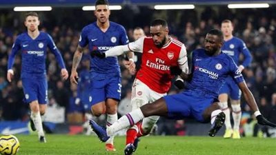 أرسنال يتقدم بالهدف الاول على تشيلسي عن طريق سانتوس