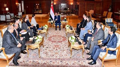 السيسي يؤكد للمدير التنفيذي لصندوق النقد الدولي حرص الدولة على تكملة مسيرة الإصلاح الاقتصادي.. وتعظيم دور القطاع الخاص 