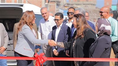 محافظ دمياط تفتتح محطة معالجة صرف صحى طبل 