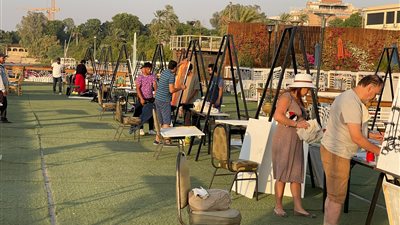 ختام فعاليات ملتقى النيل الدولي للفنون التشكيلية بالأقصر