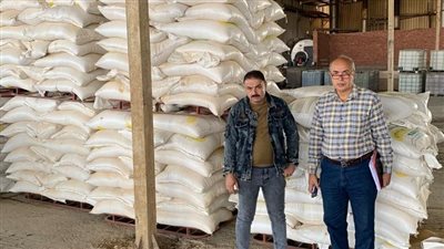 ضبط 20 طن أعلاف وأرز في حملة تموينية بالدقهلية 