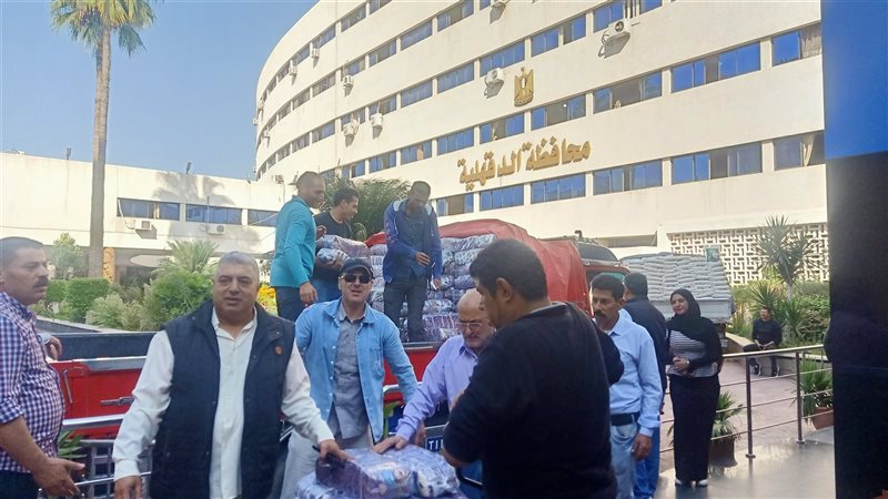 توزيع الارز بالدقهلية